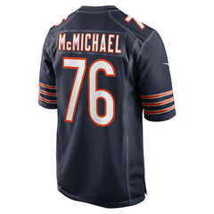 NFL Steve McMichael Chicago Bears Retired Player Game Jersey - Navy