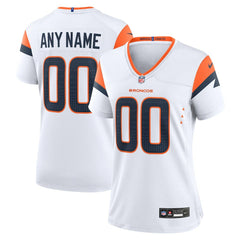 NFL Denver Broncos Women's Mile High Collection Custom Game Jersey - White