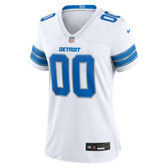 NFL Detroit Lions Women's Custom Game Jersey - White