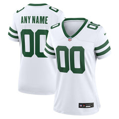 NFL New York Jets Women's Custom Game Jersey - Legacy White