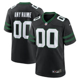 NFL New York Jets Alternate Custom Game Jersey - Legacy Black