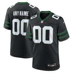 NFL New York Jets Alternate Custom Game Jersey - Legacy Black