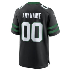 NFL New York Jets Alternate Custom Game Jersey - Legacy Black