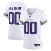 NFL Minnesota Vikings Women's Alternate Custom Game Jersey - White
