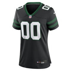 NFL New York Jets Women's Alternate Custom Game Jersey - Legacy Black