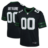 NFL New York Jets Youth Alternate Custom Game Jersey - Black