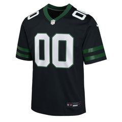 NFL New York Jets Youth Alternate Custom Game Jersey - Black
