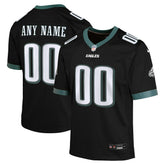 NFL Philadelphia Eagles Youth Alternate Custom Game Jersey - Black