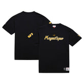 NHL Mario Lemieux Pittsburgh Penguins Mitchell & Ness Premium Nickname Vintage Logo T-Shirt - Black