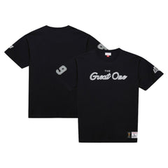 NHL Wayne Gretzky Los Angeles Kings Mitchell & Ness Premium Nickname Vintage Logo T-Shirt - Black