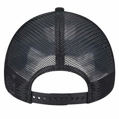 Brooklyn Nets Tip Off A-Frame Trucker 9FORTY Adjustable Hat Black/Charcoal