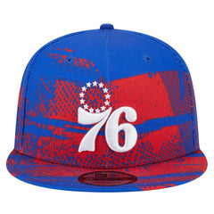 Philadelphia 76ers Tip-Off 9FIFTY Snapback Hat Royal