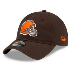 Cleveland Browns New Era Core Classic Primary 9TWENTY Adjustable Hat Brown