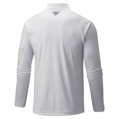 Chicago White Sox Columbia Terminal Tackle Omni-Shade Raglan Quarter-Zip Pullover Top - White Pullover