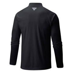 Pittsburgh Pirates Columbia Terminal Tackle Omni-Shade Raglan Quarter-Zip Pullover Top - Black Pullover
