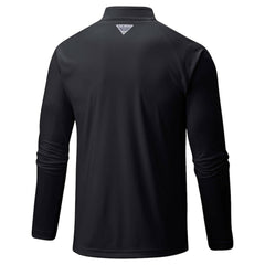 Baltimore Orioles Columbia Terminal Tackle Omni-Shade Raglan Quarter-Zip Pullover Top - Black Pullover