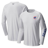 Chicago Cubs Columbia Terminal Tackle Long Sleeve T-Shirt - White T-shirts