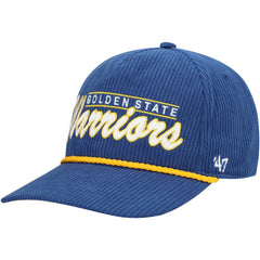 Golden State Warriors '47 Double Header Sidepatch Cord Hitch Adjustable Hat Royal