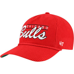 Chicago Bulls '47 Double Header Sidepatch Cord Hitch Adjustable Hat Red