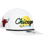 Chicago Bulls Island Oasis Golfer Snapback Hat White