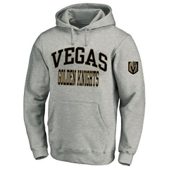 NHL Vegas Golden Knights Fanatics Big & Tall Fleece Pullover Hoodie - Heather Gray