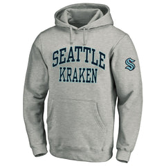 NHL Seattle Kraken Fanatics Big & Tall Fleece Pullover Hoodie - Heather Gray
