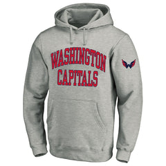 NHL Washington Capitals Fanatics Big & Tall Fleece Pullover Hoodie - Heather Gray