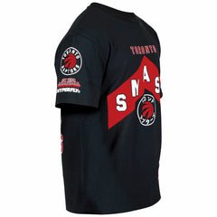 Toronto Raptors Hyperfly Unisex NBA x My Hero Academia All Might Smash T-Shirt Black