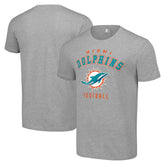 Miami Dolphins Starter Logo T-Shirt Heather Gray