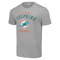 Miami Dolphins Starter Logo T-Shirt Heather Gray