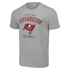 Tampa Bay Buccaneers Starter Logo T-Shirt Heather Gray