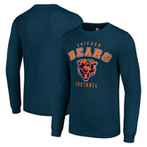 Chicago Bears Starter Long Sleeve T-Shirt Navy