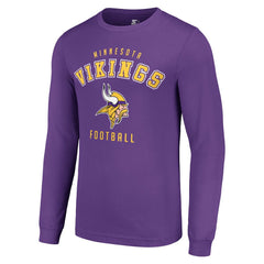 Minnesota Vikings Starter Long Sleeve T-Shirt Purple