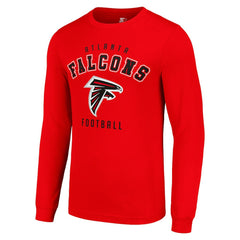 Atlanta Falcons Starter Long Sleeve T-Shirt Red