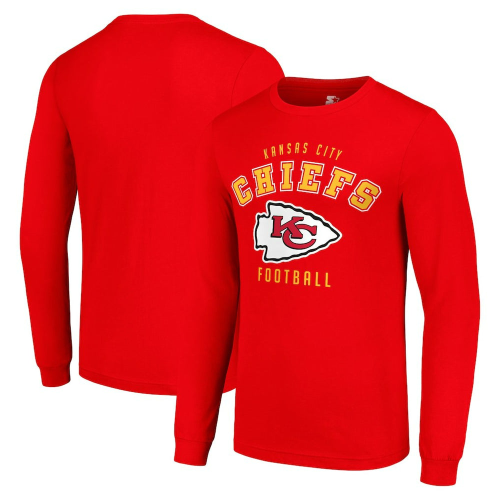 Kansas City Chiefs Starter Long Sleeve T-Shirt Red
