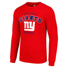 New York Giants Starter Long Sleeve T-Shirt Red