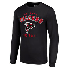 Atlanta Falcons Starter Long Sleeve T-Shirt Black