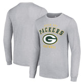 Green Bay Packers Starter Long Sleeve T-Shirt Heather Gray