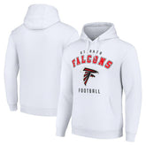 Atlanta Falcons Starter Unisex Logo Pullover Hoodie White