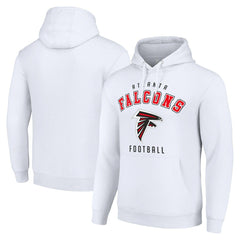 Atlanta Falcons Starter Unisex Logo Pullover Hoodie White