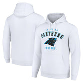 Carolina Panthers Starter Unisex Logo Pullover Hoodie White