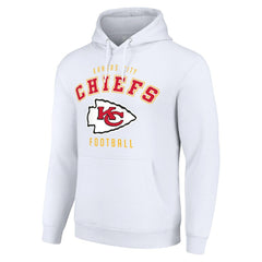 Kansas City Chiefs Starter Unisex Logo Pullover Hoodie White