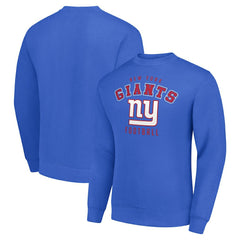 New York Giants Starter Team Logo Pullover Sweatshirt Royal