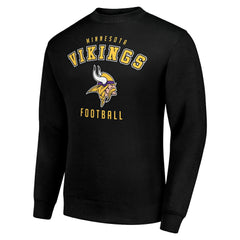 Minnesota Vikings Starter Team Logo Pullover Sweatshirt Black