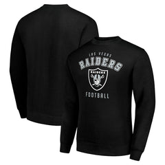 Las Vegas Raiders Starter Team Logo Pullover Sweatshirt Black