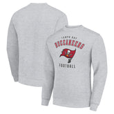Tampa Bay Buccaneers Starter Team Logo Pullover Sweatshirt Heather Gray