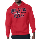 Houston Texans Starter Unisex Team Mesh Print Graphic Tri-Blend Pullover Hoodie Red
