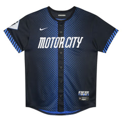 MLB Javier Baez Detroit Tigers Nike Preschool 2024 City Connect Limited Jersey - Navy