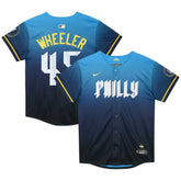MLB Zack Wheeler Philadelphia Phillies Nike Preschool 2024 City Connect Limited Player Jersey - Blue