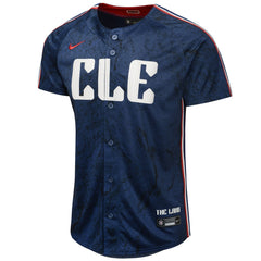 MLB Jose Ramirez Cleveland Guardians Nike Youth 2024 City Connect Limited Jersey - Navy